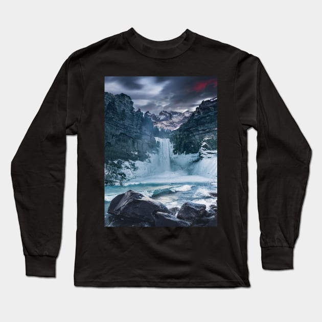 Cold Water Long Sleeve T-Shirt by Shaheen01